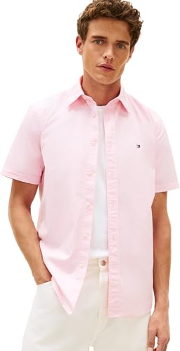 Chemise S/S Homme Tommy Hilfiger idéale pour un look été casual