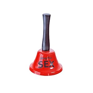 PartyDeco Handglocke Sexglocke Ring für Sex Gadget für 18. Geburtstag Polterabend Junggesellenabschied Lustiges Geschenk…