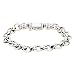 Bracelet Homme Souple - Argent massif 925ème (Argent Sterling 22 carats) 35 GR gr - HRMLINK - Taille L