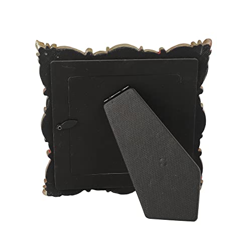 4X4 Inch Vintage Picture Frame, Art Deco, Antique Red Photo Frame, Photo Display, Small Size Tabletop ,Gift Ideas #TOP3