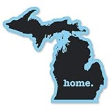 Carframes18 Michigan Native Home Vinyl Sticker - Car Window Bumper Laptop Bumper Sticker Decal