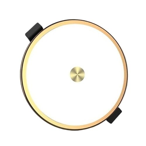 eufeifeiegds �����@�\�t��LED�p�l�����C�g �����^�V�䖄�ߍ��݃_�E�����C�g 7W 9W 12W 5W �ی^LED�X�|�b�g���C�g AC85-265V(Cool White 6000K,GOLDEN B_12W DIMMABLE)