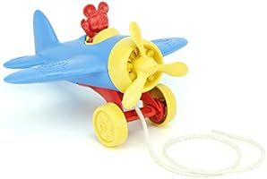 Green Toys Disney Baby Exclusive - Mickey Mouse Airplane Pull Toy
