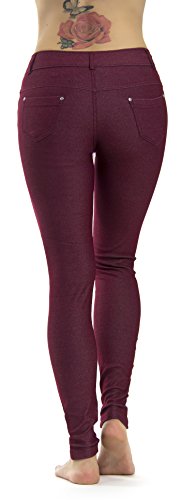 Image of Prolific Health Women's Jean Look Jeggings Tights Slimming Many Colors Spandex Leggings Pants Capri S-XXXL