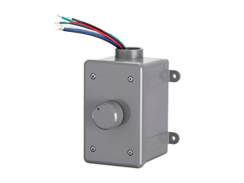 Monoprice OVC300 Rotary 300-Watt Outdoor Volume Control with Auto Impedance Matching, Weather...