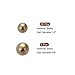 uxcell 5/8-inch, 1/2-inch Precision Solid Brass Bearing Balls 15pcs