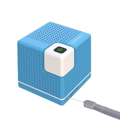 Tragbarer Lautsprecher mit beeindruckendem Audioausgang und einfacher Kopplung (schwarz)