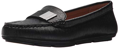 Image of Calvin Klein Womens Lisa Black Birtch Saffiano Smooth 8.5 M