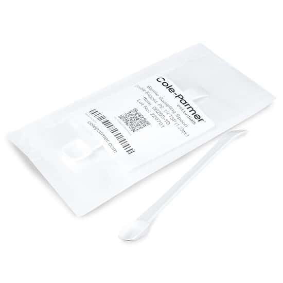 Sterile Lab Sampling Spoons, Polystyrene, 1/4 TSP (1.25 mL); 200/CS