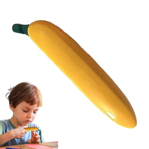 Niesel Bolígrafo de Fruta, Bolígrafos de tinta negra | Bolígrafos de dibujos animados de plátano | Bolígrafos de escritura de frutas, bolígrafos portátiles para lugar de trabajo, hogar, aula, escuela