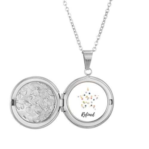 Collier médaillon porte-photo un cadeau d'anniversaire artistique unique