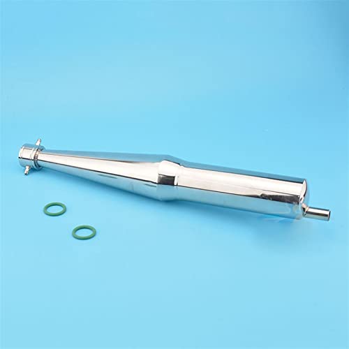 DingMotuo Stainless Steel Mufflered Pipe For 23-30cc Gas Marine Engine For Rc Boat