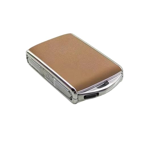 Funda de llave para Volvo XC90 XC60 de cuero y aleación resistente