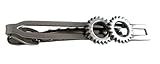 ca. 6,8 cm lang Unbekannt Zahnrad Handwerk Krawattennadel Krawattenklammer antiksilbern geschwärzt matt ca. 6,8 cm lang+ Geschenkbox schöner Eyecatcher für die Krawatte