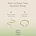 Gold Nose Ring - Tiny Thin 20 Gauge 7mm Nose Hoop - Small 14k Gold Filled Nose Piercing Jewelry For Women - Handmade Nose Rings Hoops - Gift Ready