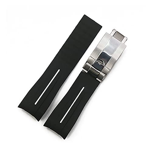 Bracelet en caoutchouc pour homme 20mm 21mm silicone étanche