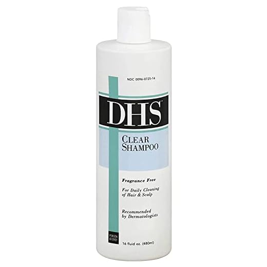 DHS Clear Shampoo 16 Oz (Pack of 2)