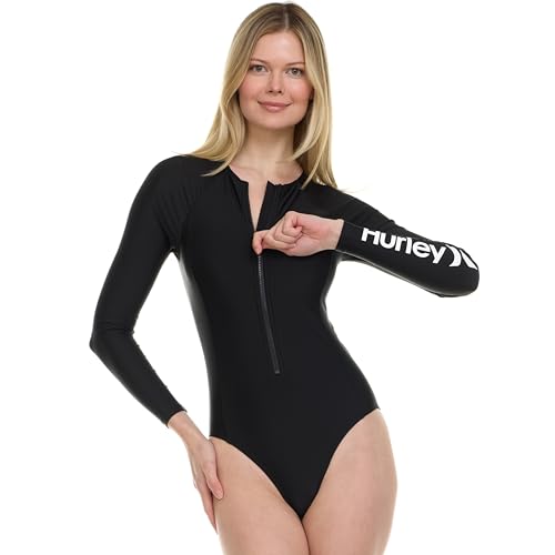 Hurley Long Sleeve Womens One Piece Swimsuits, Swimsuit for Women, Bathing Suit for Women, Swim Suit UPF 50+ SPF UV Protected2