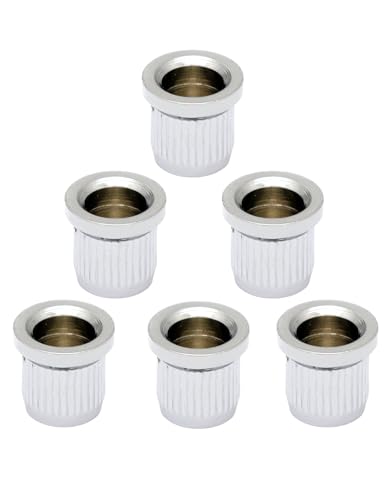 Metallor Guitar String Mounting Ferrules Through Body Mounts String Caps for Tele Telecaster Style...