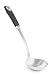 Internet's Best Stainless Steel Soup Ladle with Rubber Grip | Large Kitchen Utensil Spoon | Punch Bowl and Soup Pan Ladle
