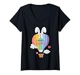 Photo Gallery donna cute happy easter hot air balloon graphic tee ragazze 2t 3t 4t maglietta con collo a v Photo Gallery donna cute happy easter hot air balloon graphic tee ragazze 2t 3t 4t maglietta con collo a v