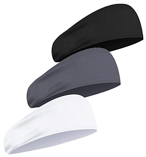 Workout Sweat Bands Headbands for Men Women Sport Non-Slip Head B...