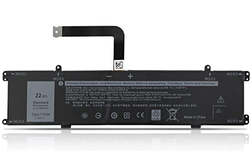 Batterie FTD6M Dell Latitude 7285 résout les coupures de PC