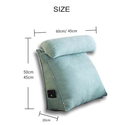 Coussin de lecture triangulaire cadeau bien-être confort lit canapé - 8