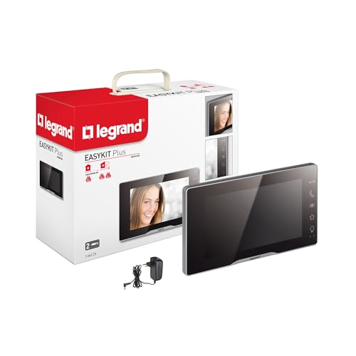 Ecran intérieur visiophone Easy Kit 7pouces noir effet mirroir
