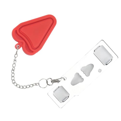 DOITOOL ポータブルドアロック 携帯便利 防犯補助錠 指はさみ防止 内開きドア対応 ホテル 家 旅行用セキュリティロック