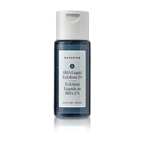 Naturium BHA Liquid Exfoliant 2%, Leave-on Face & Skin Care Pore Exfoliant, with Salicylic Acid & Bioactive Fruit Acids | 4.0 FL OZ / 120 ML