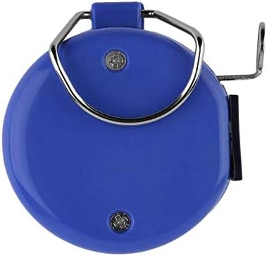 FormVan 4 Digit Hand Tally Counter, Mechanical Lap Tracker Manual Clicker with Metal Finger Ring Hoop Holder, Blue