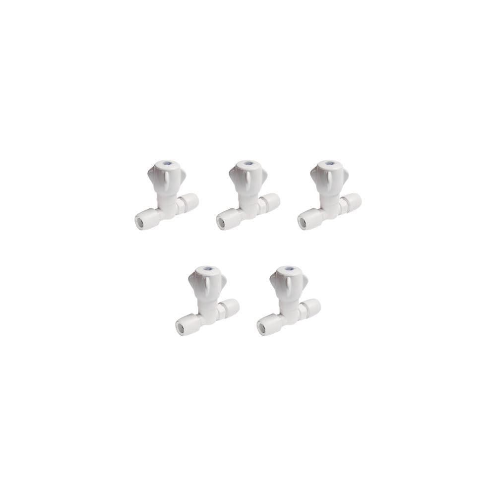 Wavin Llave Paso Agua Fría 15mm Polibutileno Blanco HX36/15 Lote 5