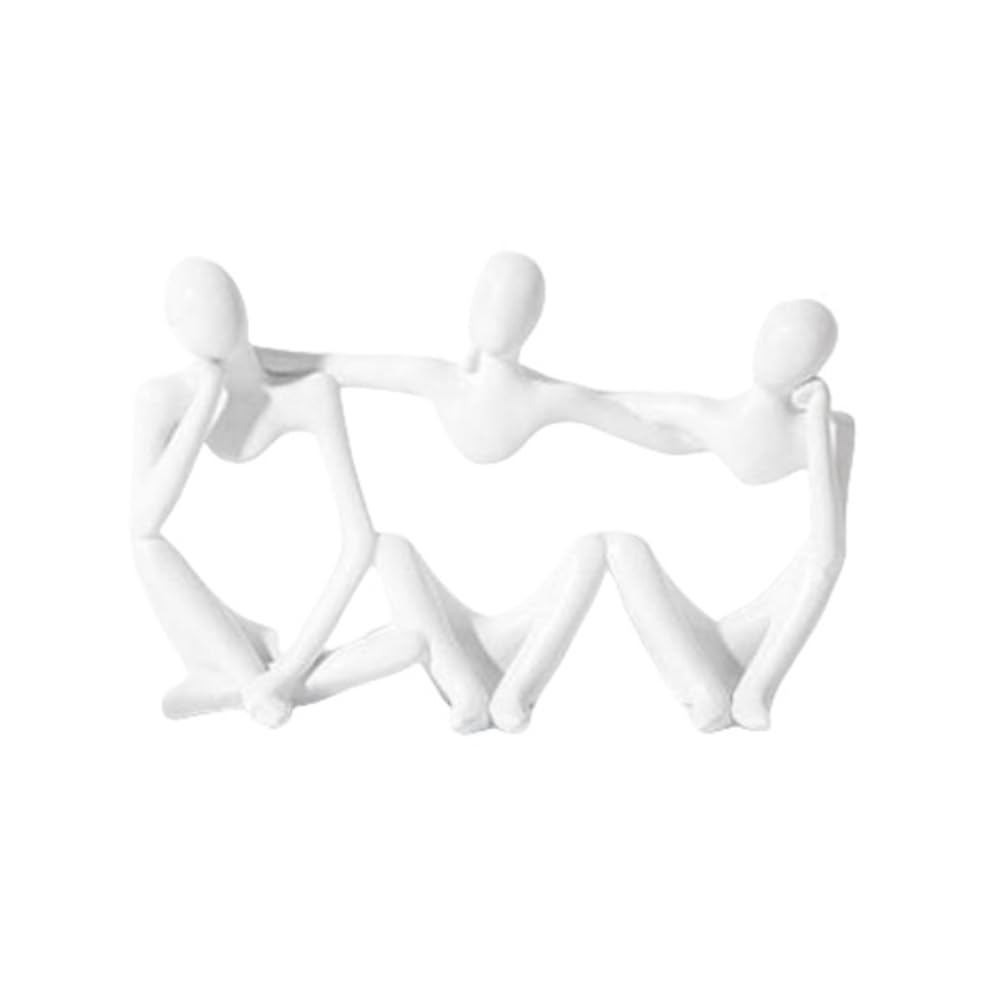 Vjsujehgy Nordic Abstract Mini Gold Figures Sculpture Statue Home Decoration Accessories Living Room Study Room Decor C