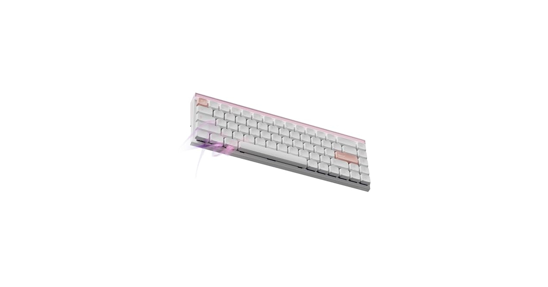MelGeek MADE68 air ピンク MADE68 AIR Low-profile Magnetic Switch Gaming Keyboard