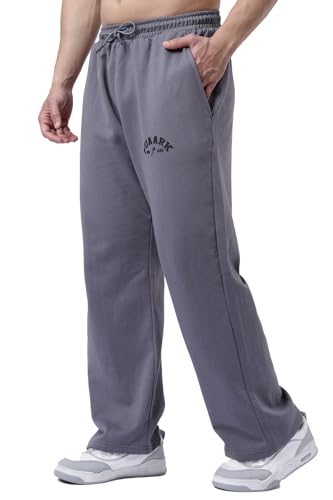 Image of FUAARK Men's Premium Polycotton Relaxed Loose Fit Sports Gym Stylish Track Pant Trouser for Men