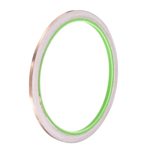 PATIKIL Nastro In Rame 0,12 Pollici X 33 Piedi 0,05mm Di Spessore Con Adesivo Conduttivo Doppia Faccia Per Schermatura EMI Elettronica Circuiti Messa A Terra