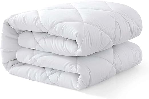 QAYAM Quilted Single 30CM Mattress Protector Deep Stretch Skirt Anti Allergy Breathable Lightweight Fitted Mattress Topper Cover-NOT WATER PROOF (Single-90x190+30) - Image 4