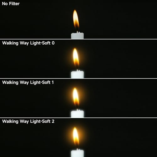 Image of Walking Way 67MM Soft Focus Filter White Pro Mist Diffusion Filter Ultra Light Dreamy Fog Effect Circular Lens Filter Softening Diffuser for Video /Vlog /Portrait Photography