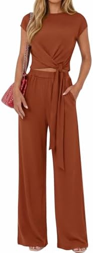 PRETTYGARDEN 2 Piece Lounge Sets For Women 2026 Summer Casual Out...