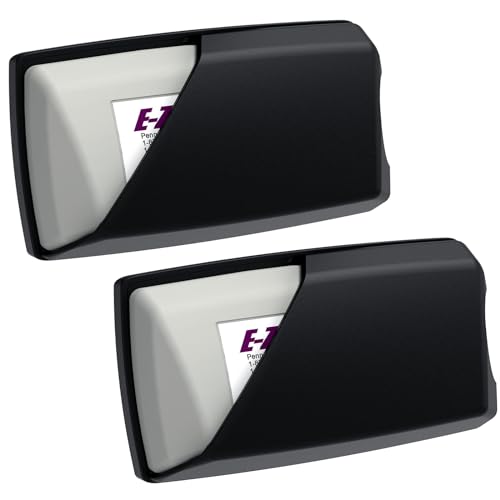 Image of Zeyitian EZ Pass Holder with Super Strong Suction Cups for Windshield. Ezpass Holder Toll Pass Transponder iPass Holder (Black, 2pack)