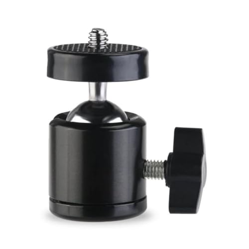 Mini Cabeça Bola Ball Head Cabeça Articulada Suporte 1/4 para Tripé Led Ring Light Câmera Fotográfica DSLR e Ação IMAGEMTECH