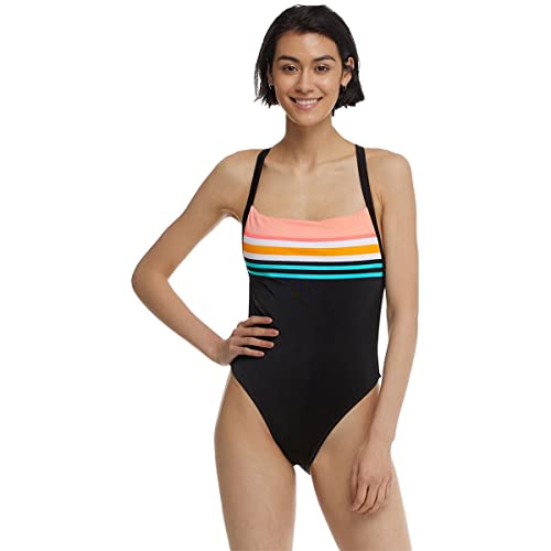 Image of Body Glove Women's Standard Smoothies Electra Solid One Piece Swimsuit with Strappy Back Detail