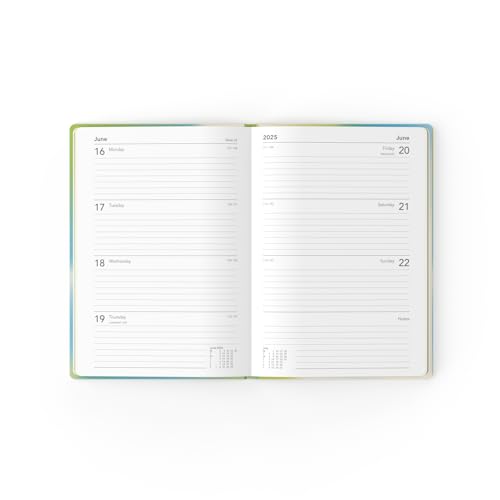 Snapklik.com : Abstract Gradients - A5 Week-To-View Diary - 2025