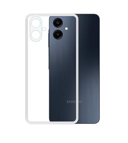 Image of COVERBLACK Soft Rubber Back Cover Compatible Model for Samsung A06 - SM-A065F (4G) - Transparent