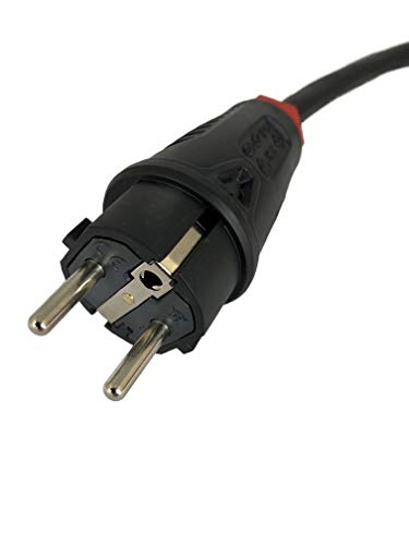 NWP Messadapter Prüfadapter Schuko Stecker auf 32A CEE Kupplung 5-Polig für DGUV V3 VDE 0701/0702-1,5m Anschlussleitung - Zubehör für Messgeräte und Prüfgeräte