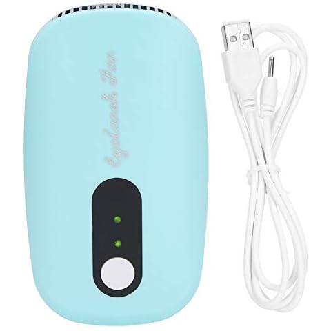 Mini Eyelash Fan, Fan Eyelashes Blow Dryer, USB Rechargeable Grafting Eyelashes Extension Glue Dryer Fan for Eyelash Extension (Blue) Cover