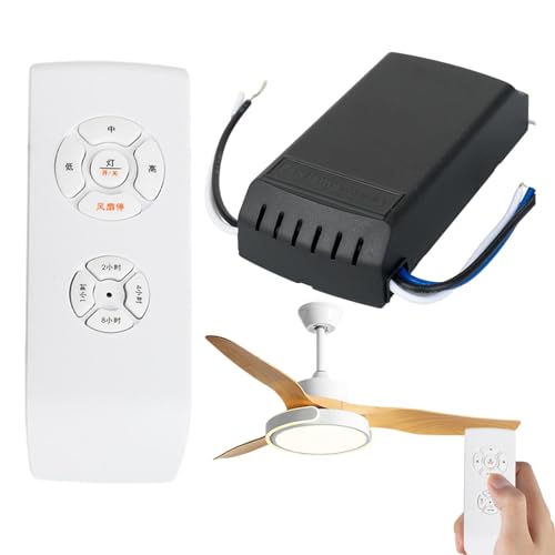 Ceiling Fan Remote Control, Ceiling Fan Receiver Kit, Advanced Fan Control System, Timer Function Ceiling Fan Remote, Three-Speed Ceiling Fan Control, Fan Receiver Kit for Home Ceiling Fan Remote Control, Ceiling Fan Receiver Kit, Advanced Fan Control System, Timer Function Ceiling Fan Remote, Three-Speed Ceiling Fan Control, Fan Receiver Kit for Home
