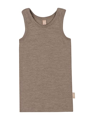 Preisvergleich Produktbild Dilling Tank Top aus natürlicher Merinowolle für Kinder Braun meliert
