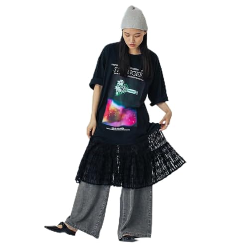 [ローズバッド] OKIRAKU×ROSEBUD/DOCKING GRAPHIC DRESS BLACK ONE SIZE